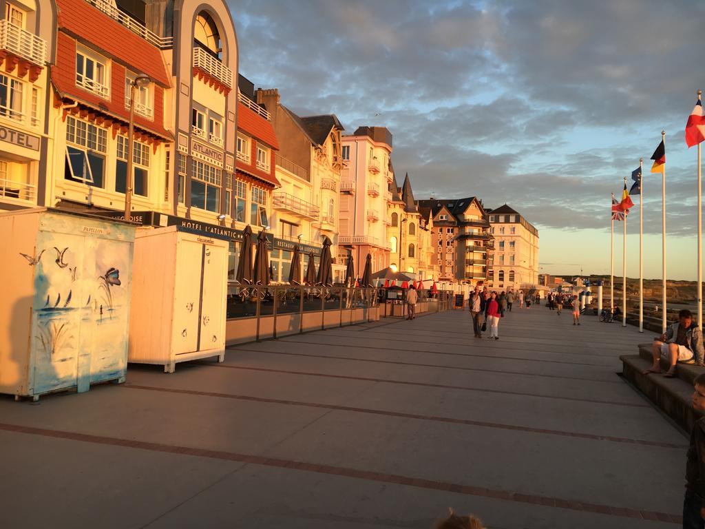 Le Wim'Heureux Terrasse Apartment Wimereux Exterior photo